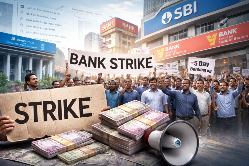 Bank strike today